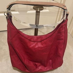 Dimoni Red Hobo Shoulder Bag Purse